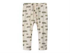 Lil Atelier turtledove train print trousers